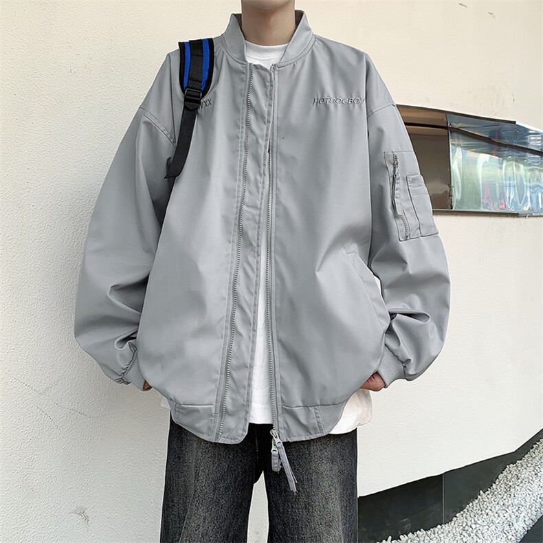 A886-P60高级感休闲上衣外套男2024新款春秋季韩系翻领夹克,男装夹克,星座512-6