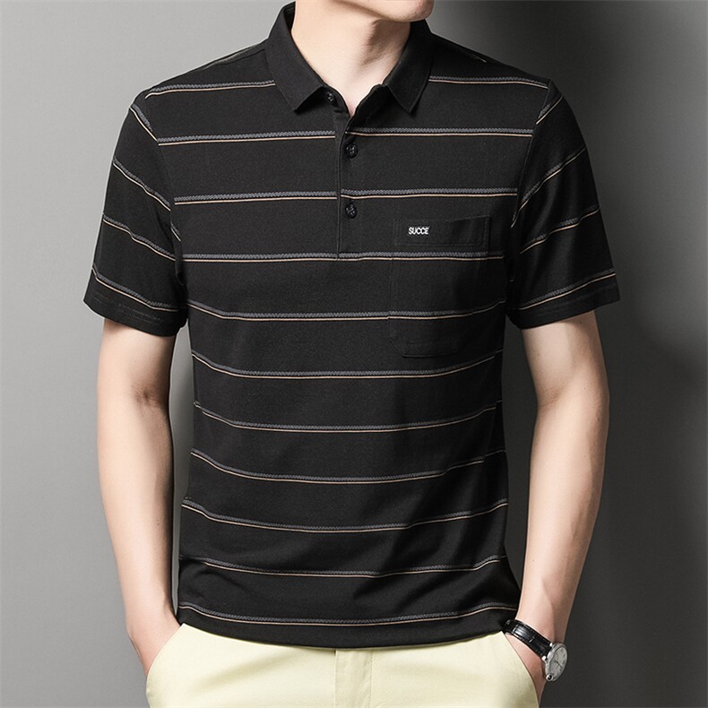 精品时尚短袖T恤男上衣夏季男士休闲免烫半袖体恤POLO衫 P70图片