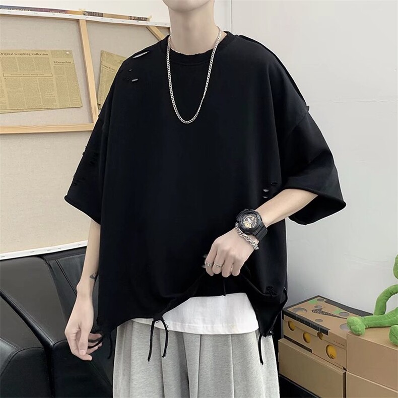 男圆领T恤宽松短袖T62P25,男装T恤,星座1116-2