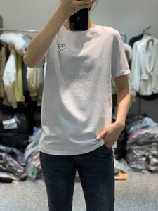 春季新款时尚百搭修身简约ins风短袖T恤图片