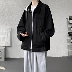 8XL-M明星同款工装猎装夹克哈灵顿外套男底特律衬衫秋季JK1325P88，男装夹克，电商D206-1