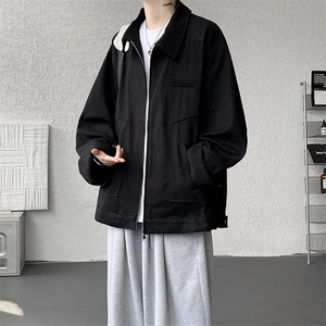 8XL-M明星同款工装猎装夹克哈灵顿外套男底特律衬衫秋季JK1325P88图片