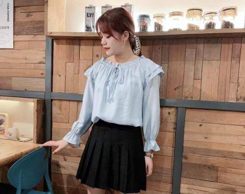 超逸世家2021春夏新款一字肩两穿时尚百搭款，女装，超逸世家