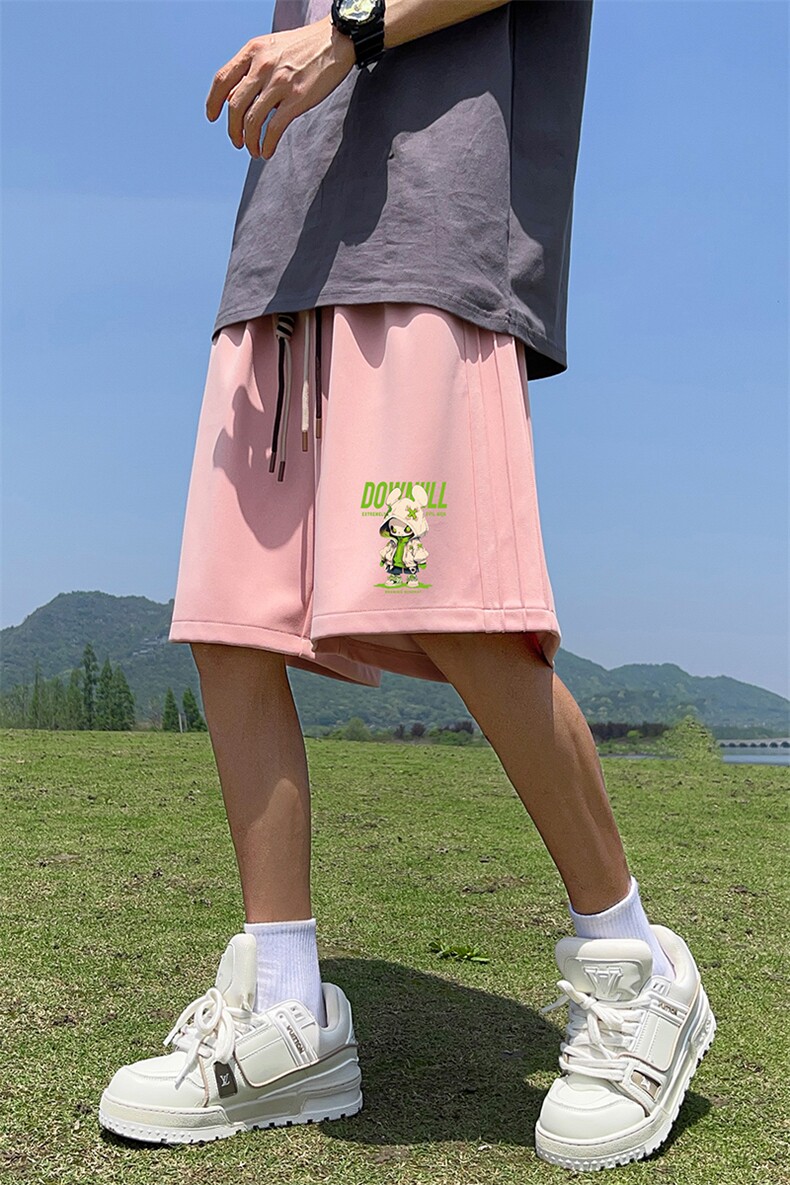 25年已注册直播抖音得物品质运动男中裤五分休闲短裤K310P30控48,男装牛仔裤,电商C408(原B339-1)