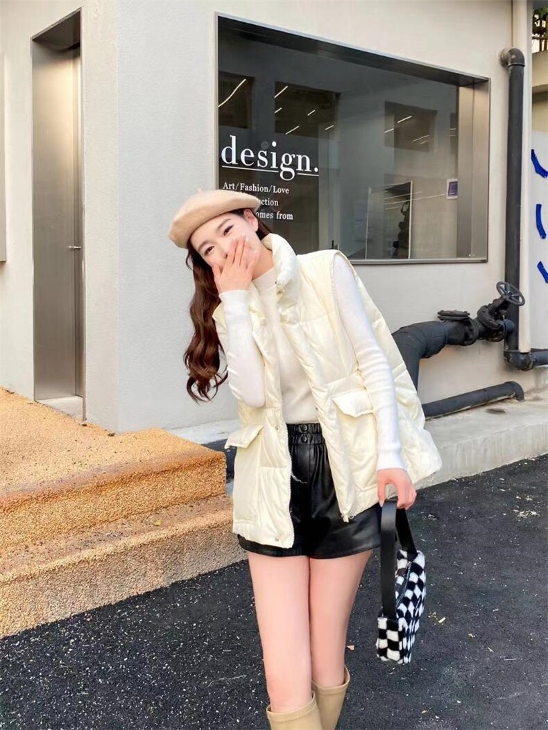 韩版宽松羽绒马甲，女装马甲，Balance Studio