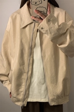 中性风黄底夹克女大码M-5XL夹克男情侣百搭外套女JK8742P75控108，男装夹克，星座227-7