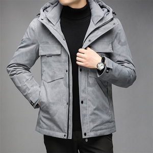 AN9827钱塘2020-3秋冬新款男士休闲百搭连帽保暖羽绒服外套P260图片