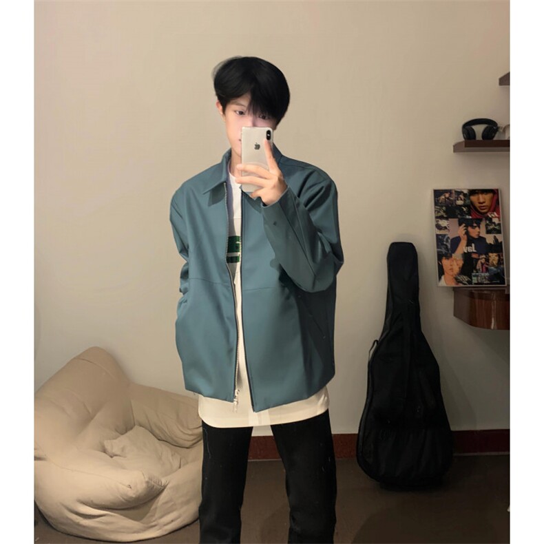 【有货】cleanfit蓝色短款外套男高级感痞帅行政夹克Y165LL-特P55图片