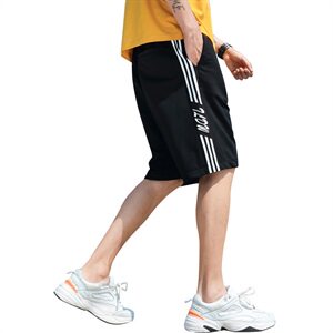 夏季透气薄款休闲短裤五分裤宽松紧腰大裤衩模迷彩图片