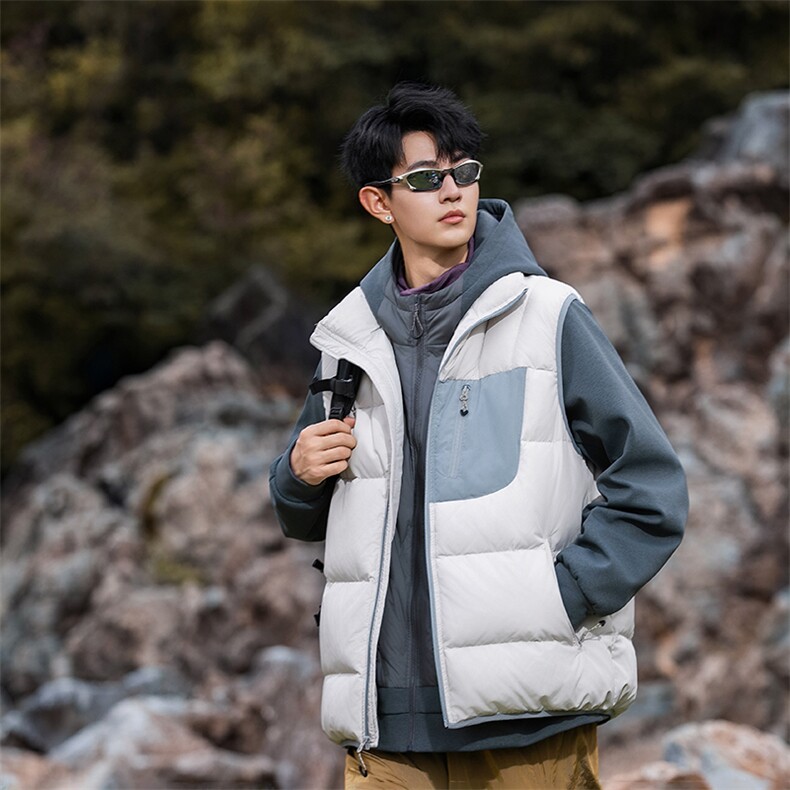 311B-1-YZ-5208-P162控239潮牌厚款羽绒马甲抗皱风防泼水抗静电，女装马甲，星座311B-1