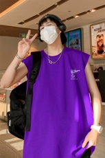 直播抖音得物品质纯棉重磅250克男无袖T恤背心T541P28控39，男装背心/马甲，电商C408(原B339-1)