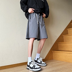 休闲短裤男韩版潮流三条杠痞子帅2023夏季新款ins五分裤K4095-P34，男装休闲裤，星座412-3