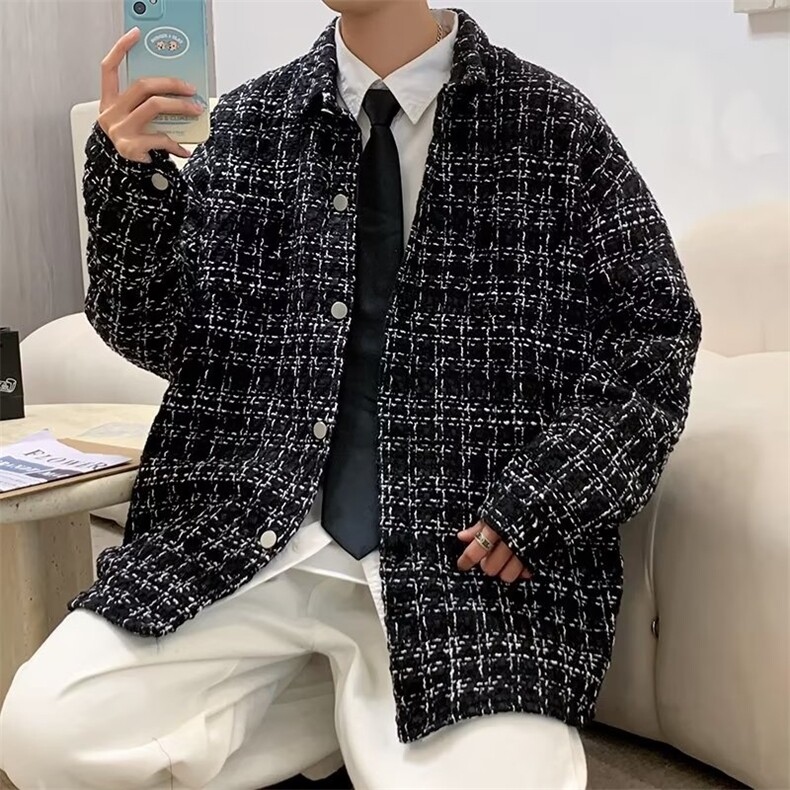 男秋季外套潮牌街头夹克外套衬衫厚L733P55,男装夹克,星座1116-2