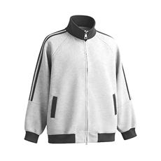 抖音得物高品质26春装美式高街重磅结构拼接织带立领卫衣外套CM42，女装短外套，电商A486