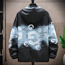 渐变冰丝防晒服夏季薄款户外防紫外线透气夏防晒衣服A438-08-P30，男装防晒衣，电商A438