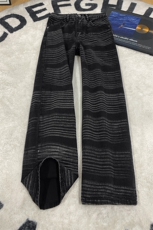 B221美式ins高街暗黑个性重工艺直筒牛仔裤LK26645-特P46控78，男装牛仔裤，电商B221