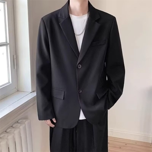 cleanfit垫肩外套男高级感春季休闲西装男潮牌痞帅英伦雅痞风西服