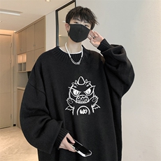 半高领毛衣男士大码针织衫男毛线衣男M18361-P45加绒款-P65，男装针织衫/毛衣，电商A040