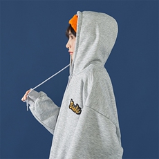 新品开衫卫衣中性风宽松大码多色连帽情侣外套DSA157B-A1102-P50，男装卫衣，电商A157B