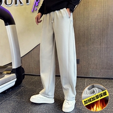 B340K6802加绒P78118店主风小伙风高品质加绒弯刀裤卫裤男，男装休闲裤，电商B340