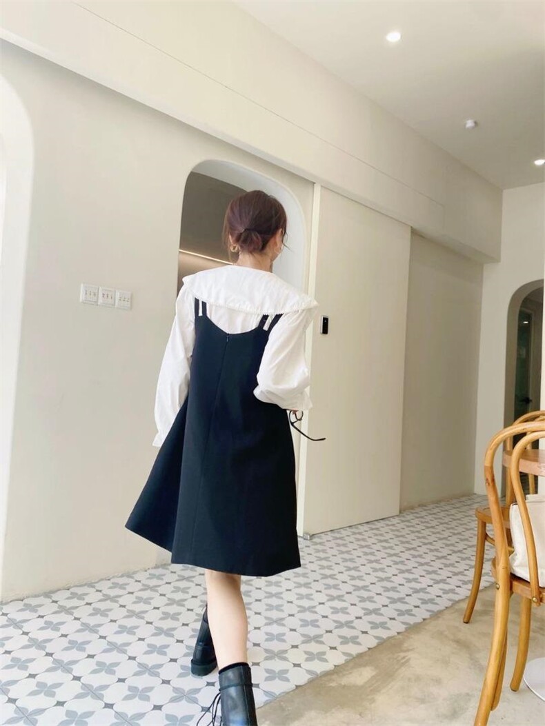 韩版大翻领两件套裙，其它，Balance Studio