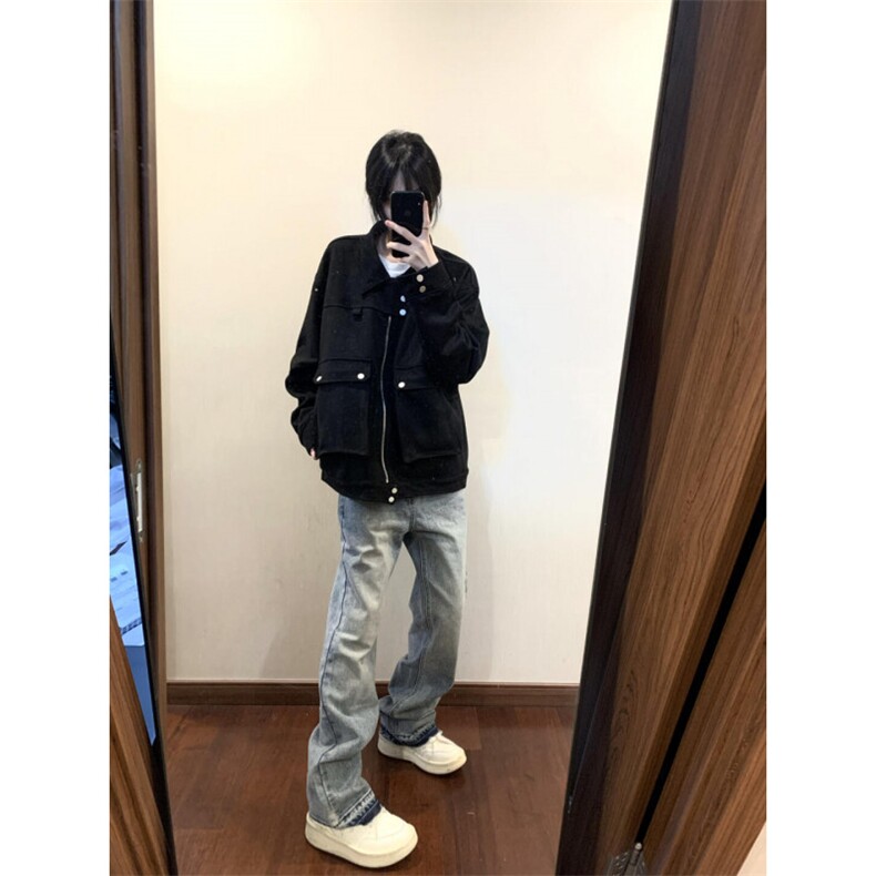 【有货】cleanfit短款外套男高级感痞帅美式工装夹克-特,男装夹克,星座1007（原301D）