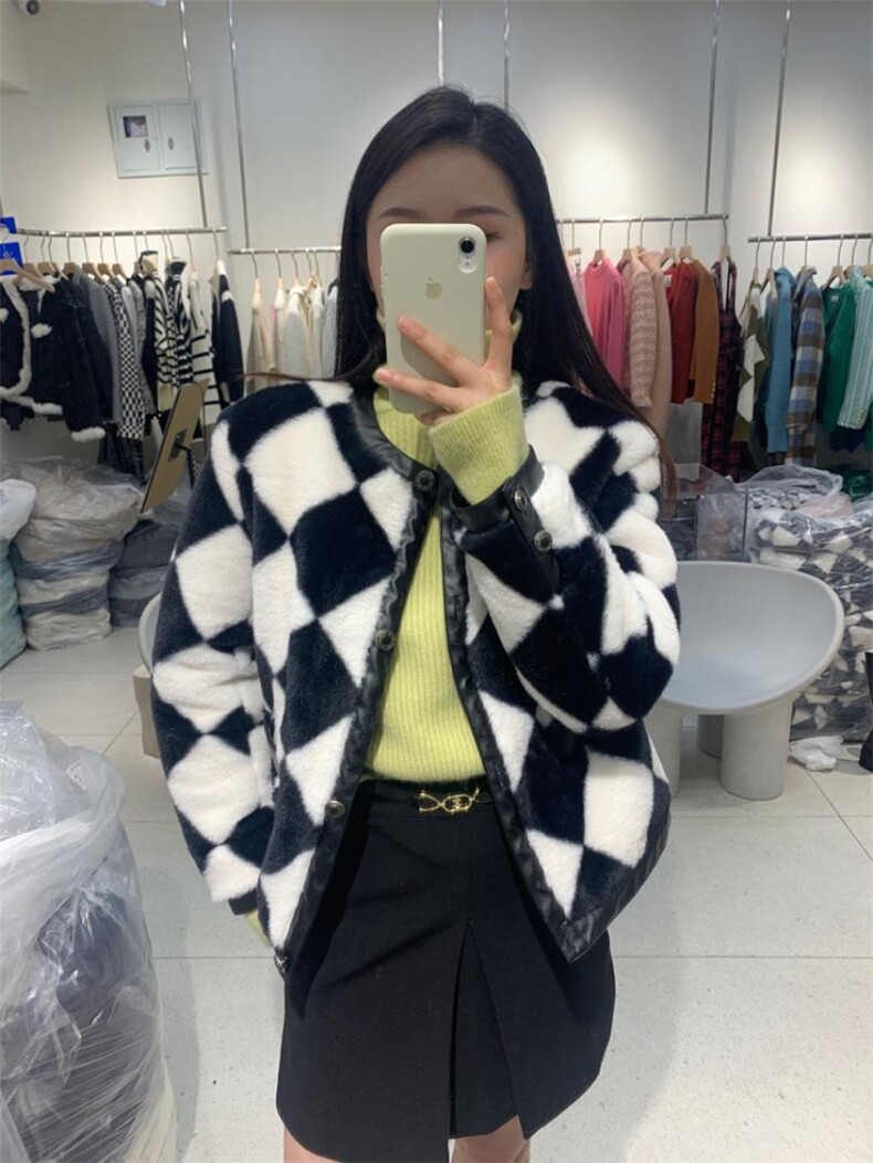 菱格服，女装棉衣/棉服，HE