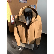 假模-美式中性风户外运动冲锋衣连帽工装9135-P68，男装夹克，电商B380（原B361）