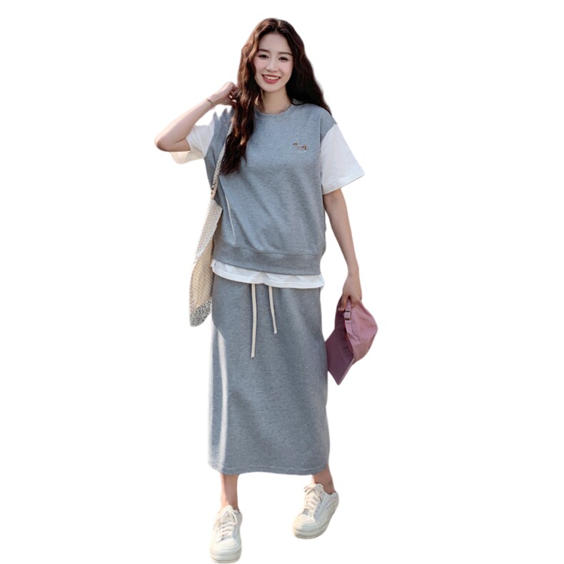 今天新品/现货运动休闲假两件套装2C275-5530-P145-K228,女装套装/套裙,2C275