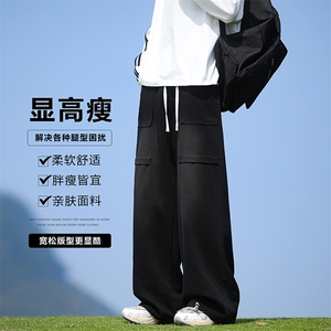 A1155TP50控70-秋冬数据款大口袋设计牛仔裤男美式潮牌直筒裤子图片