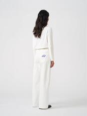 新品25年春季女士经典休闲环保棉白牛仔直筒裤，女装休闲裤，泰合衣坊