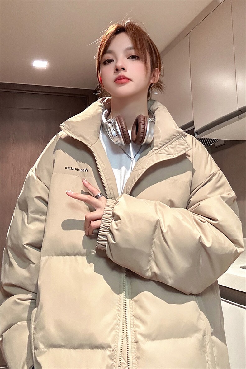 闺蜜冬装2023中性短款面包服棉衣男女情侣冬季棉服外套S279-P108,男装棉衣,电商A233-1