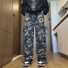 23秋冬新款抖音品质工装休闲裤KK366P60M-XXL，男装休闲裤，星座712