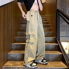 美式速干工装裤女夏季薄款高腰垂感休闲裤K279P43，男装休闲裤，星座1116-2