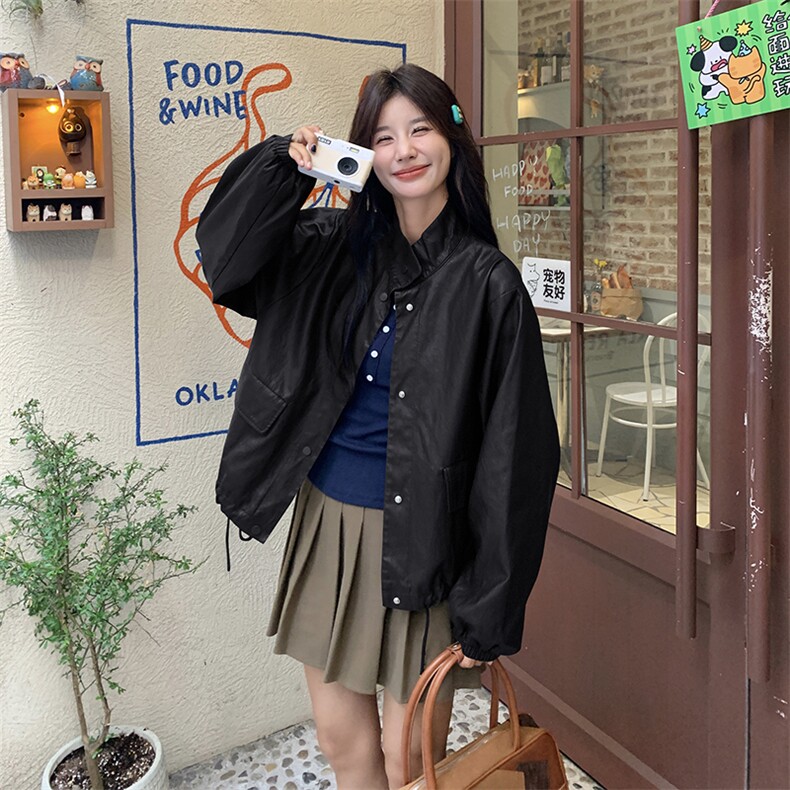 新款现货主推超软皮衣9876-P145-K198,女装皮衣,2C129
