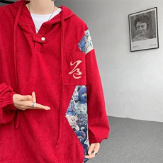 现货WY10066-特P45控68夏季新款抖音高品质百搭小熊连帽卫衣，男装卫衣，电商A059