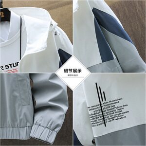 男士韩版宽松休闲外套潮流男装工装机能夹克ins潮牌DS934T图片