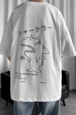 DX17092-P20纯棉短袖t恤男大码半袖打底衫宽松体恤衫港风，男装T恤，电商A040