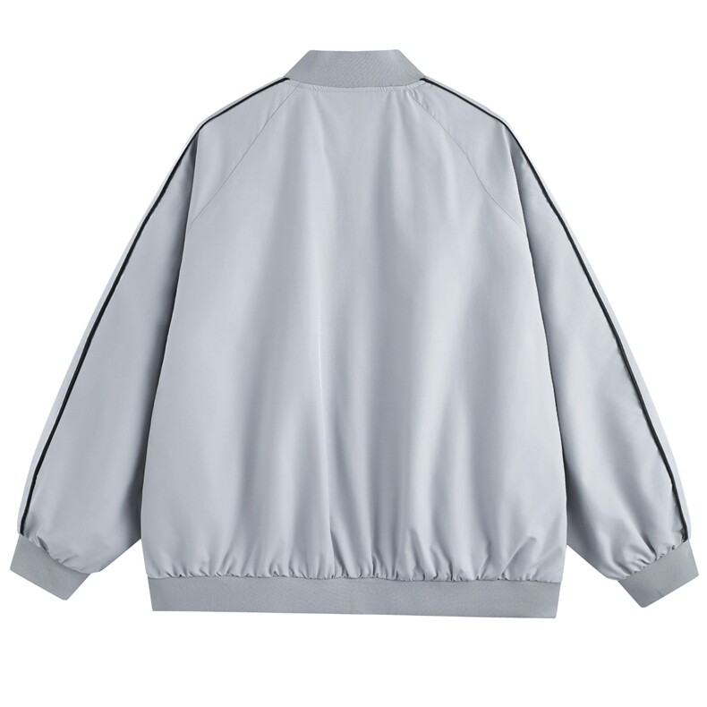 光板得物唯品二开春装包边棒球服夹克外套F605TP58,男装夹克,电商A247