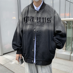扎染刺绣棒球服外套男港风秋季宽松青少年学生休闲夹克JK0705-P68图片