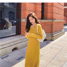 毛衣女秋冬2024秋冬款连帽洋气慵懒宽松套头连衣裙，女装连衣裙，思途羊绒