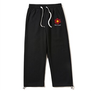 华夫格运动裤男大码抽绳休闲裤卫裤 HK78257-P35 加绒款P45图片