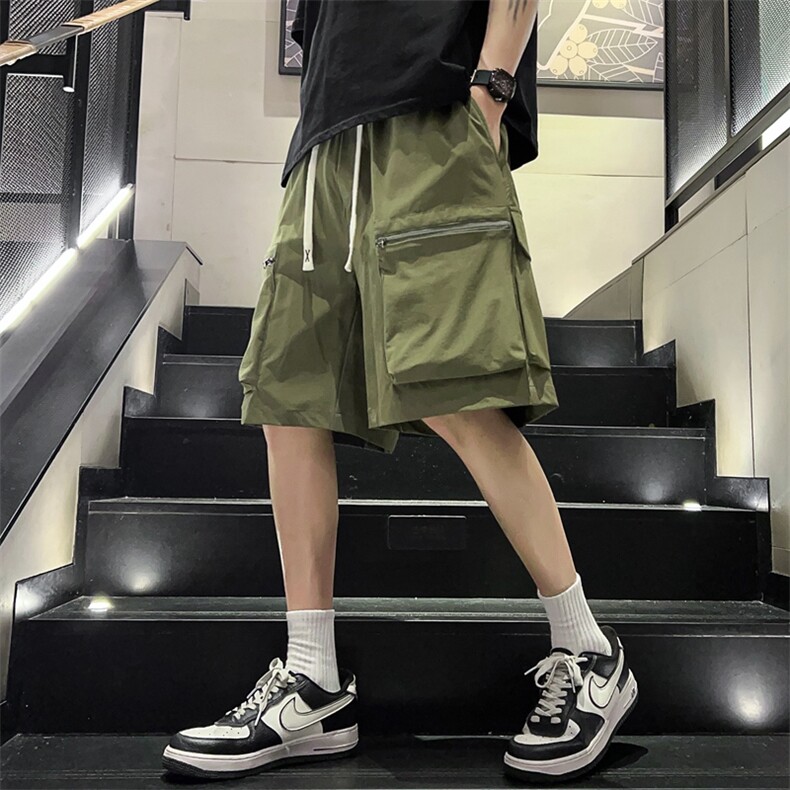 美式机能工装短裤款夏季速干宽松直筒休闲五分裤A406K605特P40,男装牛仔裤,星座309（原A406）