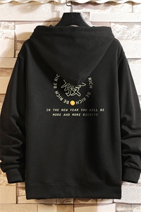 KS21163-P38 加绒款-P43 连帽开衫卫衣男运动外套大码班服 砖墙图片