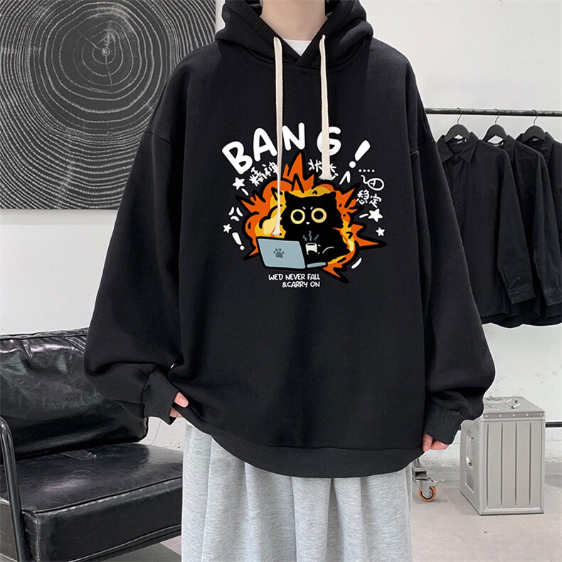 8XL连帽卫衣男大码胖子帽衫大号运动服WY2405-P35图片