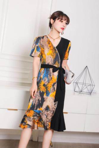 燕尾服连衣裙，女装连衣裙，千禧宏运