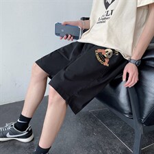 1港风休闲大码M-5XL运动5分原宿潮流五分裤男中裤DK7084P25控38，男装牛仔裤，星座226-2