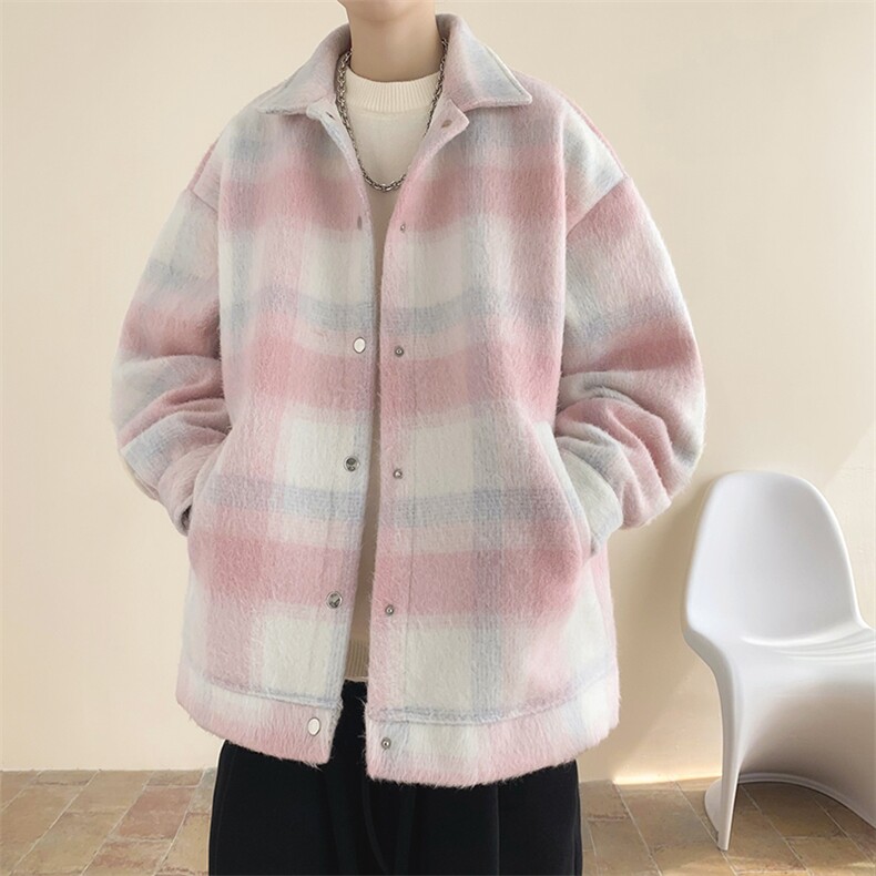 现货DSA059-MN7886-P98控128重磅毛呢大衣高克重宽松外套560g，男装毛呢大衣，电商A059