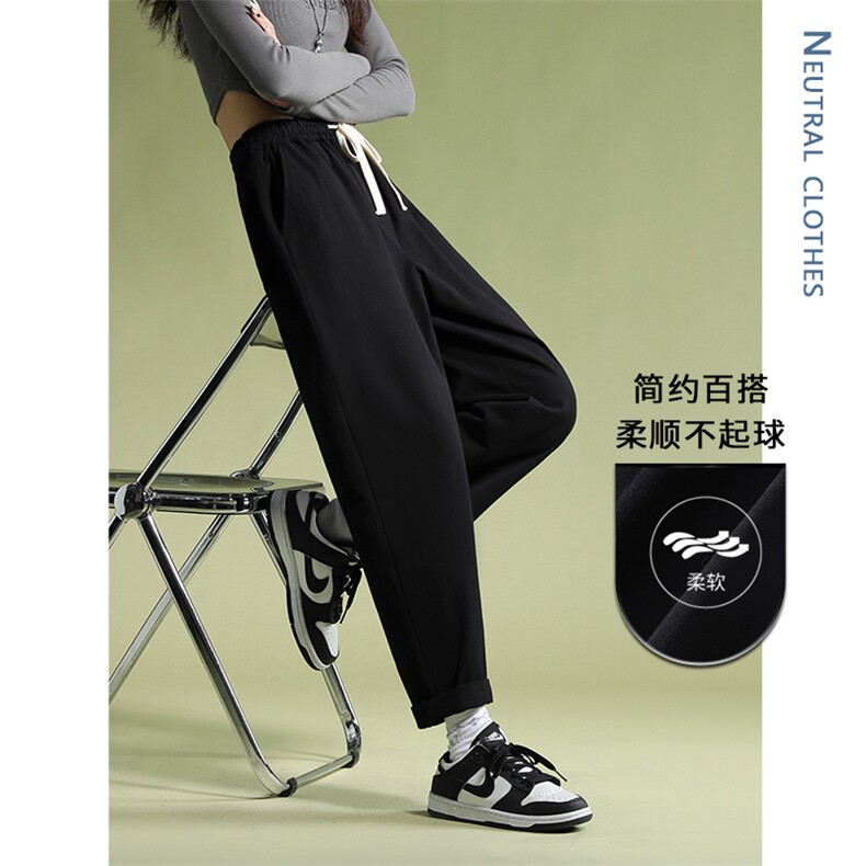 简约百搭2022舒适休闲风九分运动裤K626-P34,男装休闲裤,星座718-1