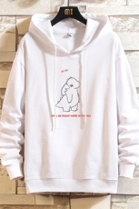 WY2140-P40纯连帽卫衣男大码运动帽衫宽松薄外套砖墙挂拍，男装卫衣，电商A040A